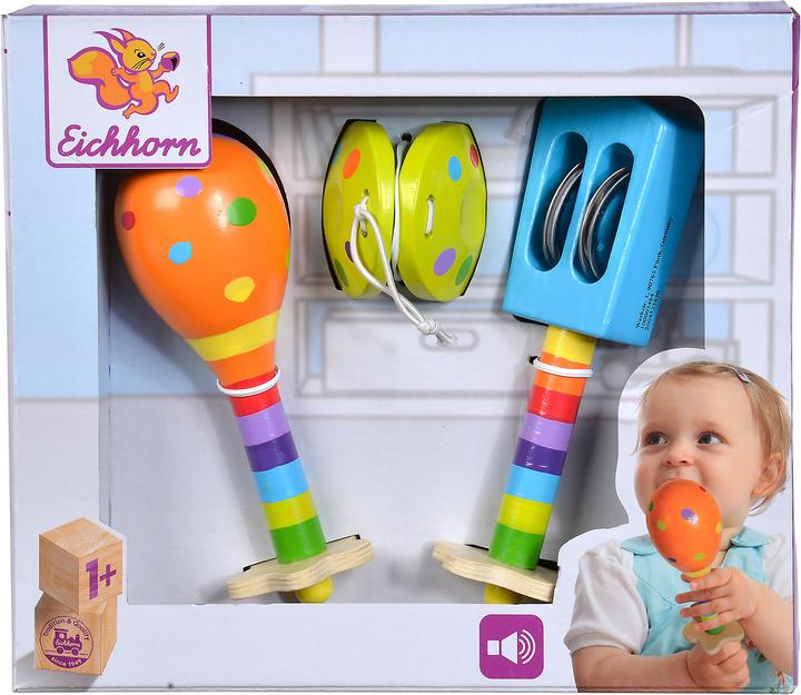 Image du produit Eichhorn Set de musique avec maracas (Allemand)