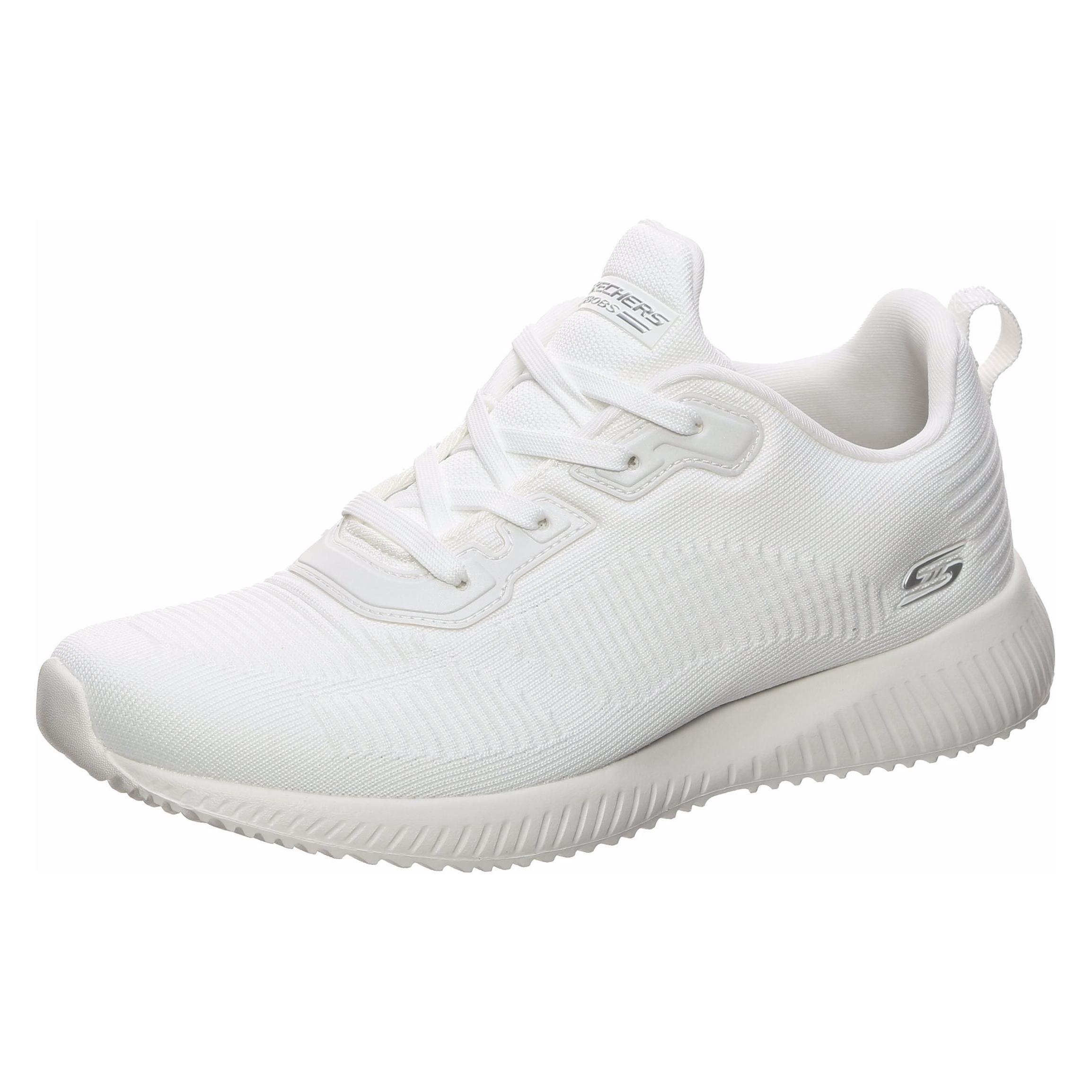 Skechers, Vrouwen, Indoor Schoenen, Bobs Squad Tough Talk Trainingsschoen Dames (39.5), Wit