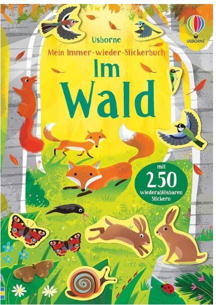 Mon livre d'autocollants encore et encore : Dans la forêt