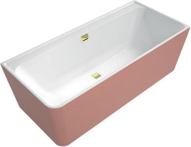 Villeroy & Boch V&B Vorwand-Badewanne COLLARO 180x80 re m Ab u Überlgrt. gold we (148 l, 180 cm, 80 cm)