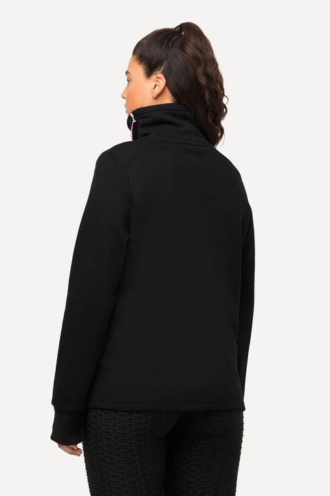 Produktbild Ulla Popken Sweatshirt, Stehkragen, Zipper, Mandala, Langarm (42, 44)