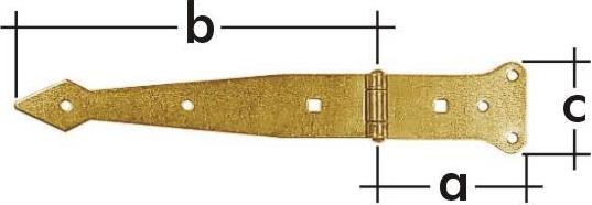 No Name DOOR HINGES 612301/816301 300X2.5