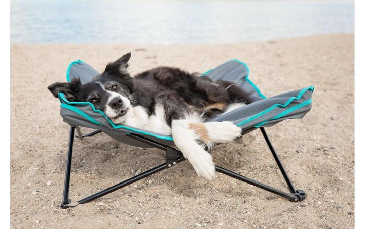 Productafbeelding Trixie Campingbedje, tot 35 kg, 88 x 32 cm, donkergrijs/benzine (Hond)