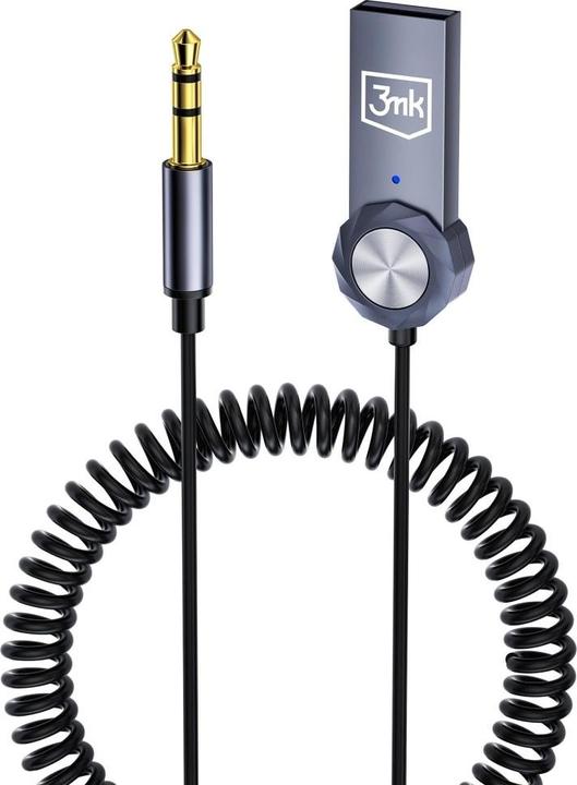 Produktbild 3MK Bezprzewodowy adapter audio Audio Bluetooth Adapter Jack 3.5mm 2w1 (Sender & Empfänger)