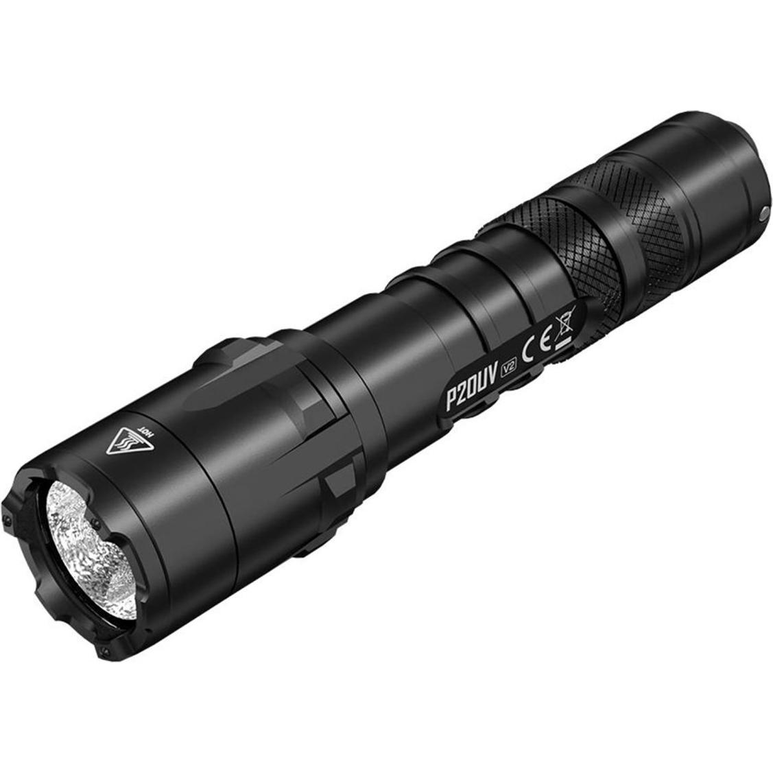 Nitecore, Torcia, P20UV V2 - 1000 lumen + luce UV (15.10 cm, 1000 lm)