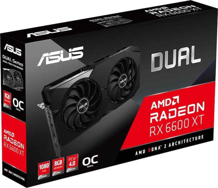 Produktbild ASUS Radeon DUAL RX 6600 XT OC Edition (8 GB)
