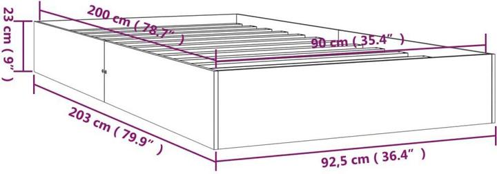 Image du produit VidaXL Kelvin (90 x 200 cm)