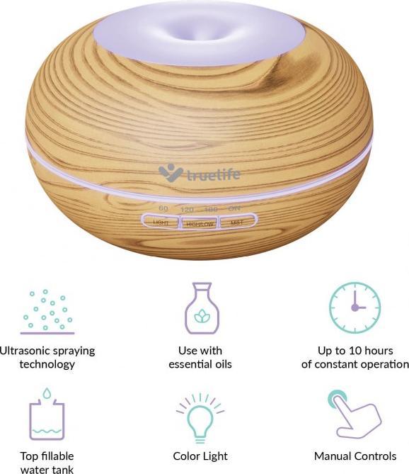 Truelife Luftbefeuchter Diffuser D5 Light (30 m²)