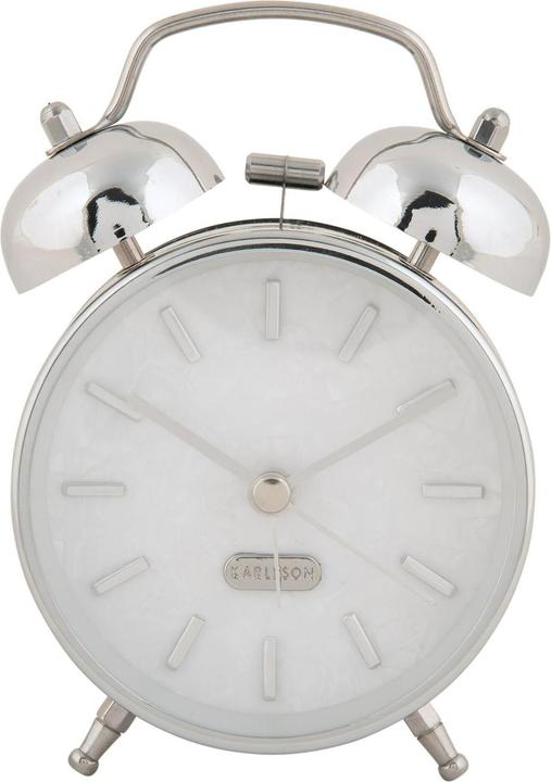 Produktbild Karlsson Klassischer Wecker Pearl Glow Silber