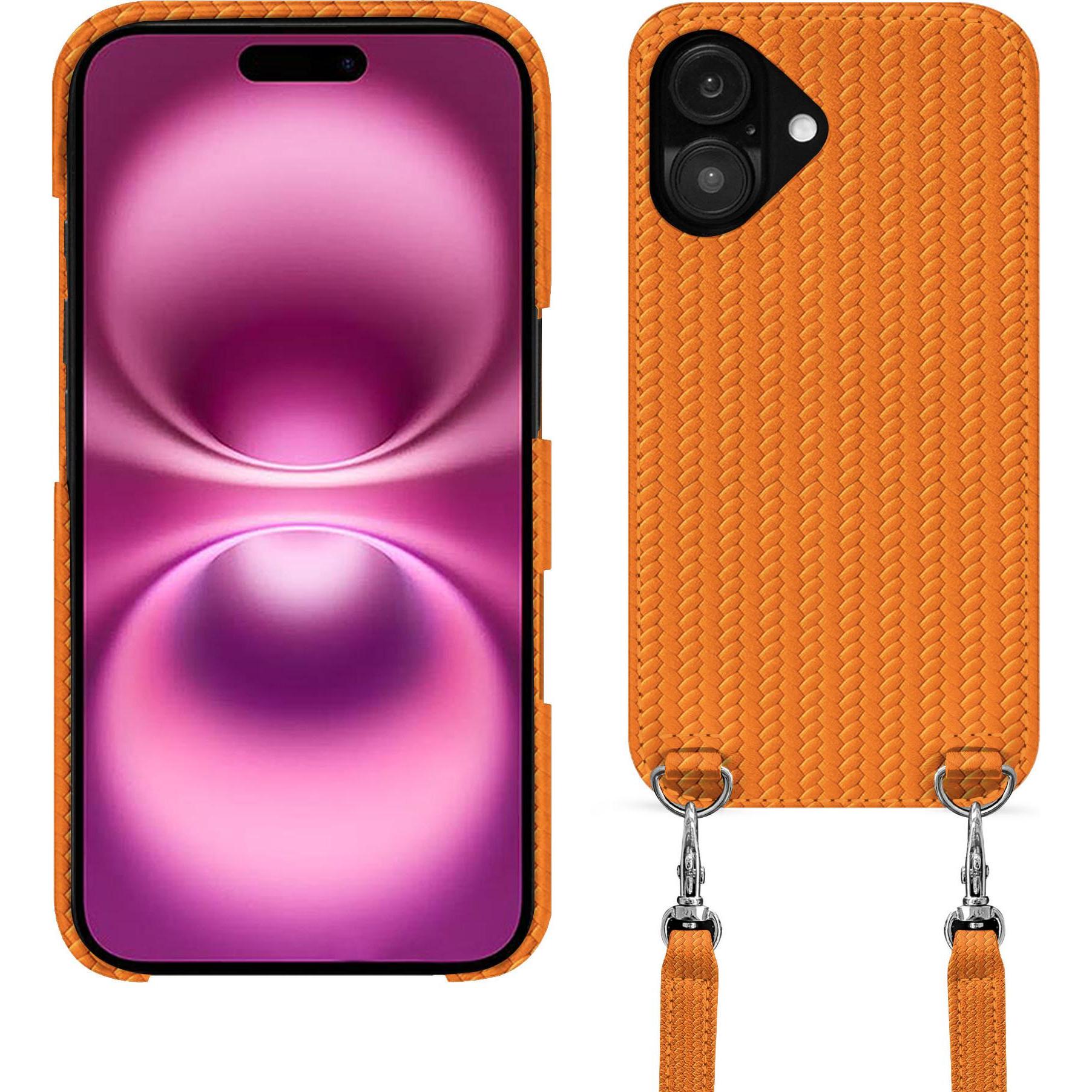 Noreve Schutzhülle mit Schulterriemen Apple iPhone 16 Plus (Apple iPhone 16 Plus), Smartphone Hülle, Violett