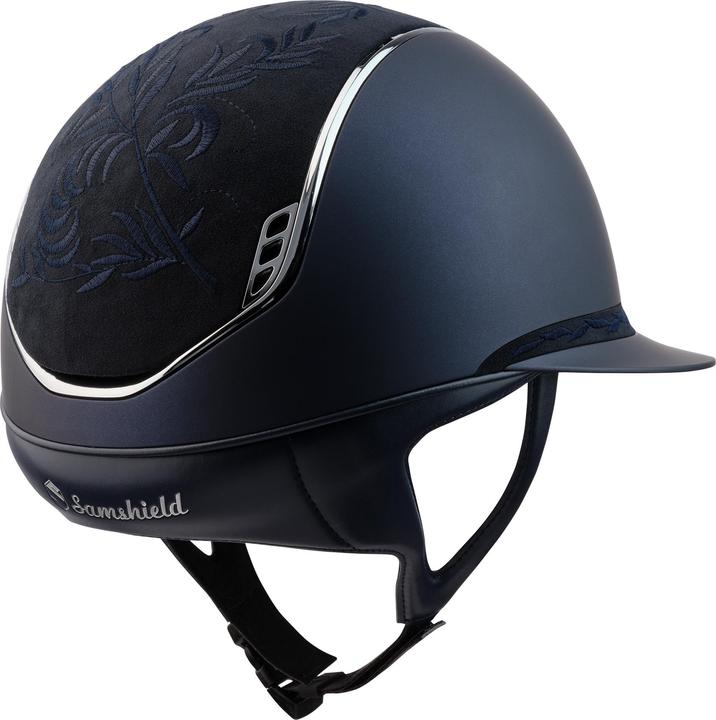 Actual product image Samshield riding helmet custom miss shadowmatt flower embroidery 2.0
