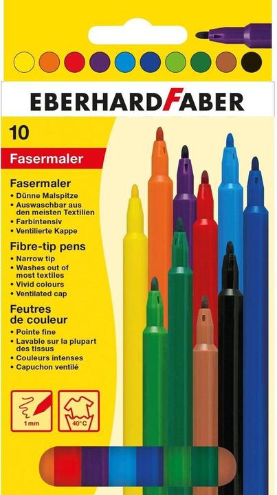 Image du produit EberhardFaber Feutre de coloriage fin, étui carton de 10 pièces (10x)
