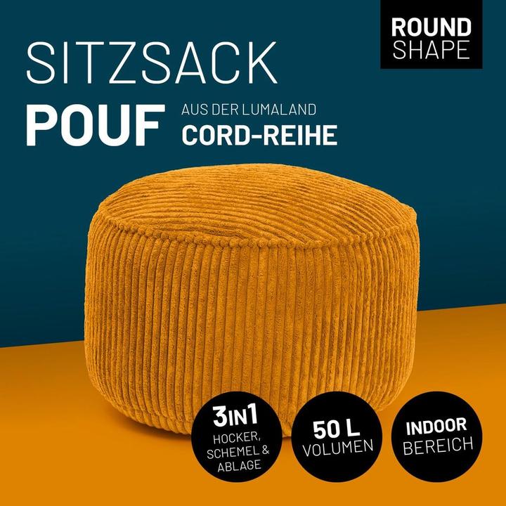 Actual product image Lumaland Sitzsack Hocker