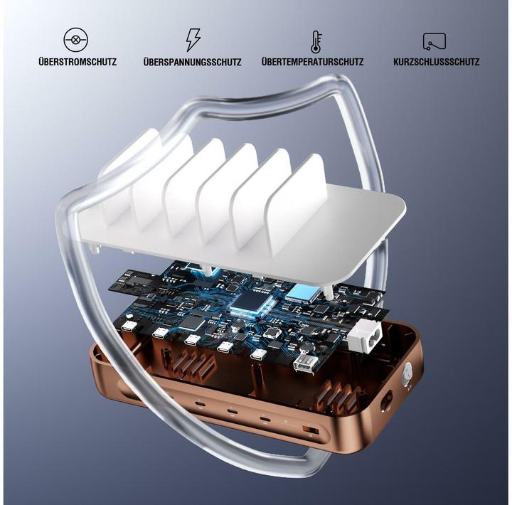 Produktbild 4smarts Ladestation Team (100 W, 6 Ports)