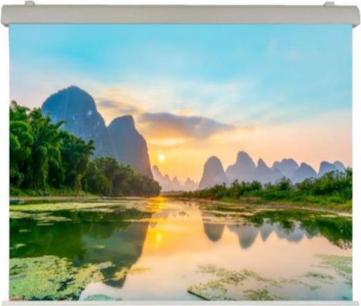 Actual product image Sopar 5240 Projector Screen 240₧240 Motorised (114", 1:1)