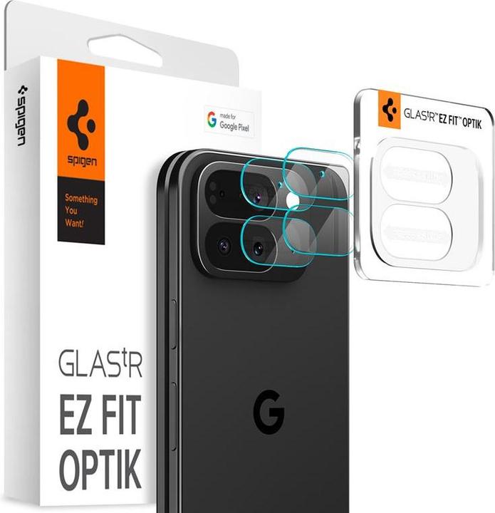 Produktbild Spigen Glass tR EZ Fit Optik 2er-Pack Kameraschutz für Google Pixel 10 Pro Fold (2 Stk., Google Pixel 10 Pro Fold)