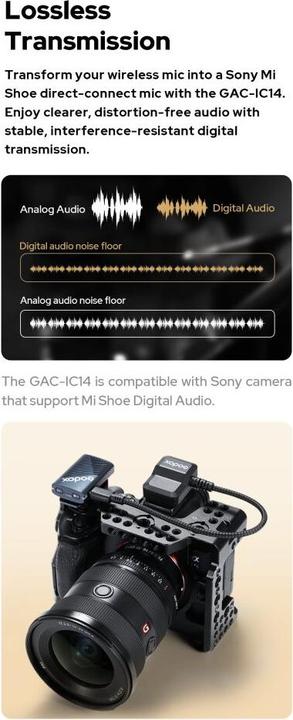 Produktbild Godox GAC IC14 Mi Shoe to USB C Digital Audio Cable (Blitzgerät Adapter)