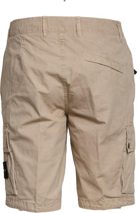 Image du produit Stone Island Bermuda Brushed Organic Cotton Canvas Old Effect (30)