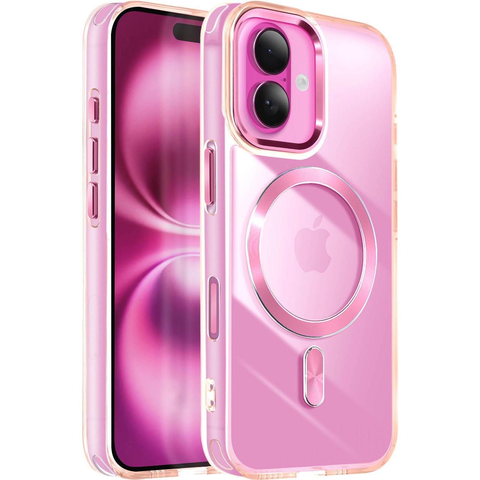 Avizar Cristal Color Case (Apple iPhone 16), Smartphone Hülle, Rosa