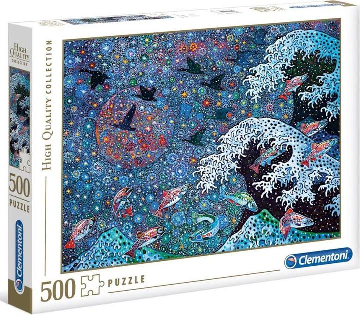 Clementoni 35074 Puzzle Puzzlespiel (e) Kunst (500 Teile)