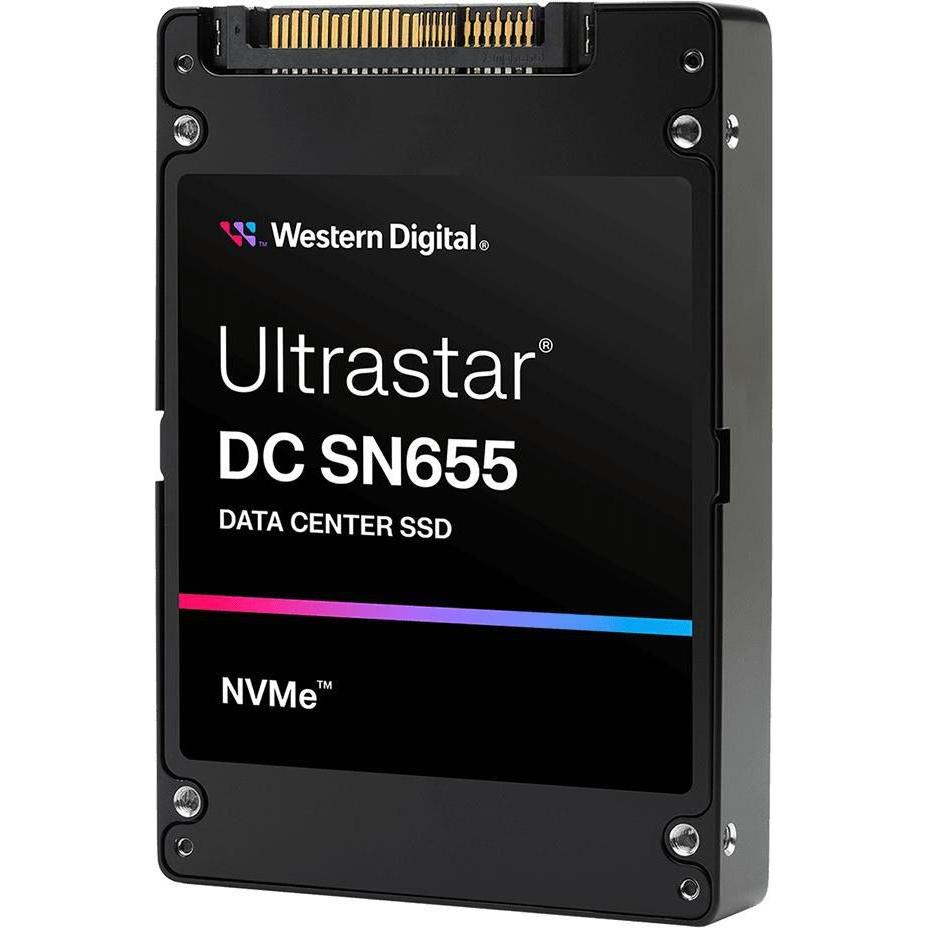 WD Ultrastar DC SN655 U.3 3.84TB PCIE TLC RI-1DW/D Dual Port BICS5 SE (3840 GB, 2.5"), SSD