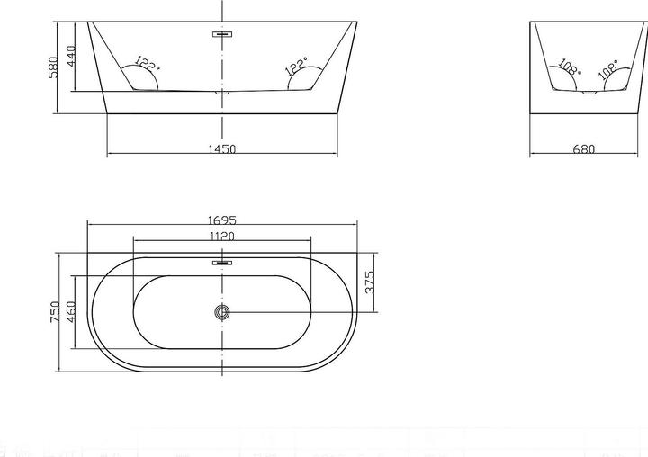Produktbild Vente-unique Divina (245 l, 75 cm, 170 cm)