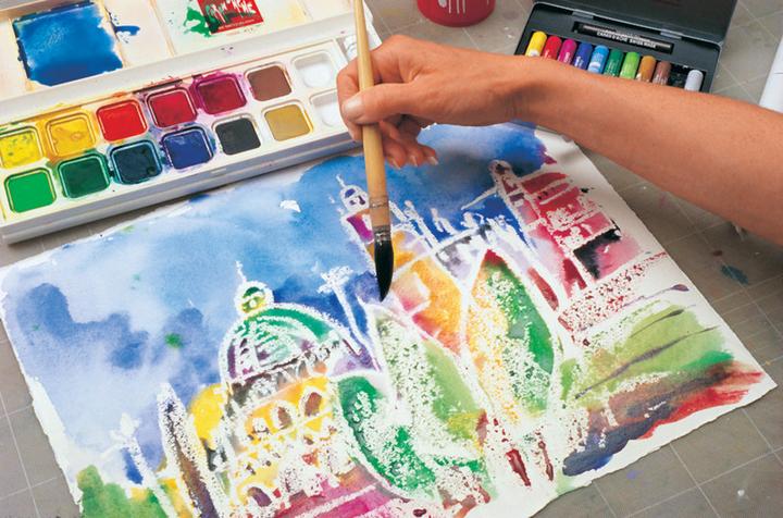 Image du produit Caran d'Ache Gouache Studio Tabletten Metallschachtel (Multicolore)