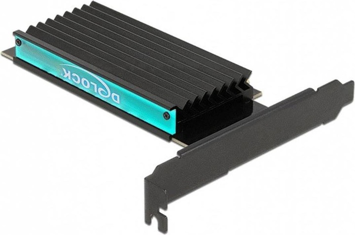 Delock Host Bus Adapter PCIe x4 - M.2, NVMe, Key M, RGB LED