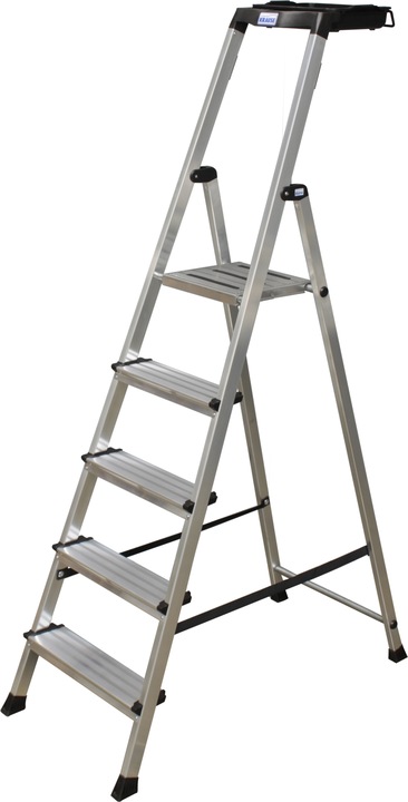 Actual product image Krause Aluminum step ladder (Stepladder, 185 cm)