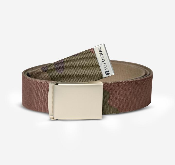 Actual product image Solognac Hunting belt one size fits all Polyester Aluminium