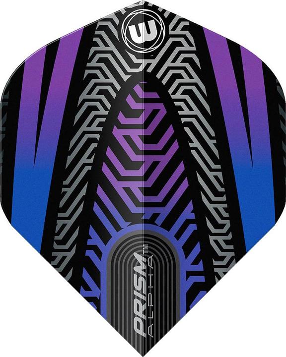 Winmau Fly Alpha Standard, Black/Purple 6915-732