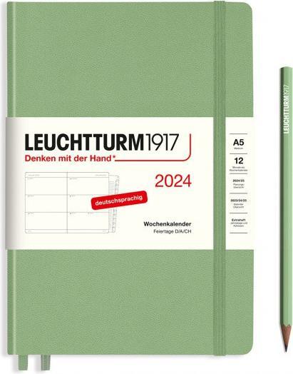 Produktbild Leuchtturm1917 Agenda Medium (A5, 1 Woche / 2 Seiten)