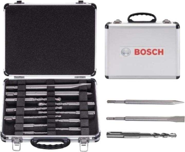 Bosch Professional Zubehör Mischbohrer-Set SDS plus, 11 tlg. (6 mm, 12 mm, 10 mm, 7 mm, 5 mm, 8 mm)