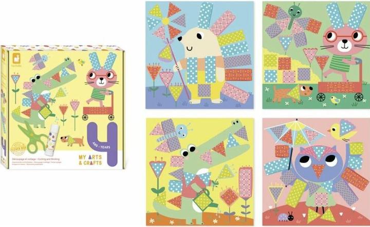 Actual product image Janod My Arts & Crafts Wycinanki Przyklejanki