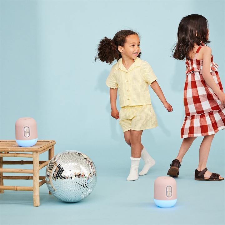 Actual product image Kreafunk Bluetooth speaker and lamp "Glowie" pink (15 h)