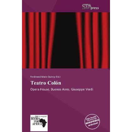 Teatro Colón, Fachbücher