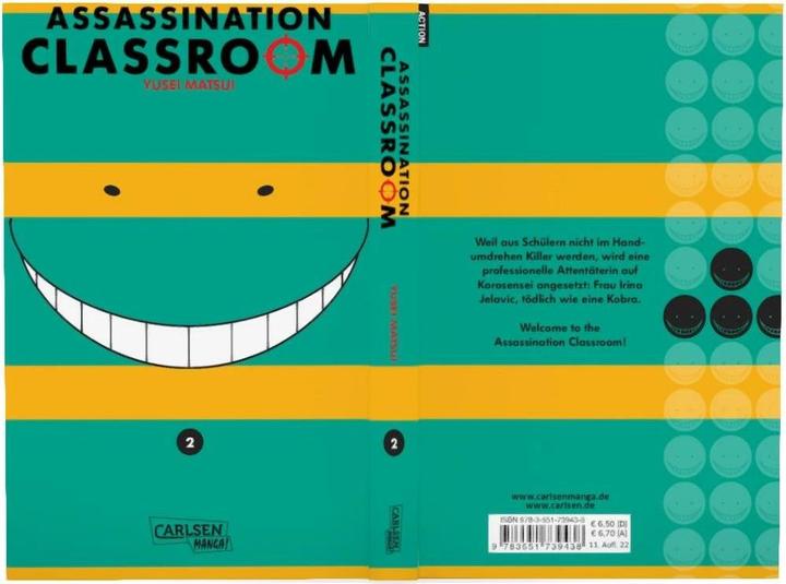 Produktbild Assassination Classroom, Band 2 (Deutsch, Yusei Matsui, 2014)