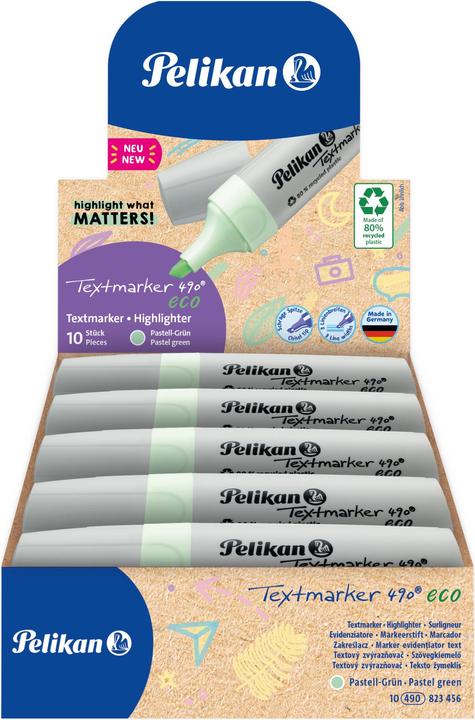 Image du produit Pelikan Surligneur 490 eco dans FS Vert pastel (1x)
