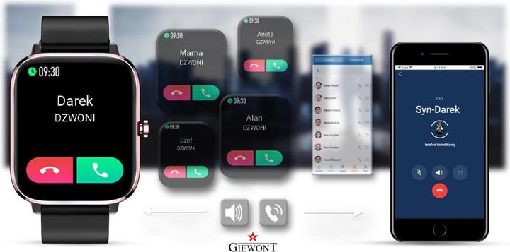 Immagine prodotto Giewont Smartwatch GW230-3 Oro Rosa Nero