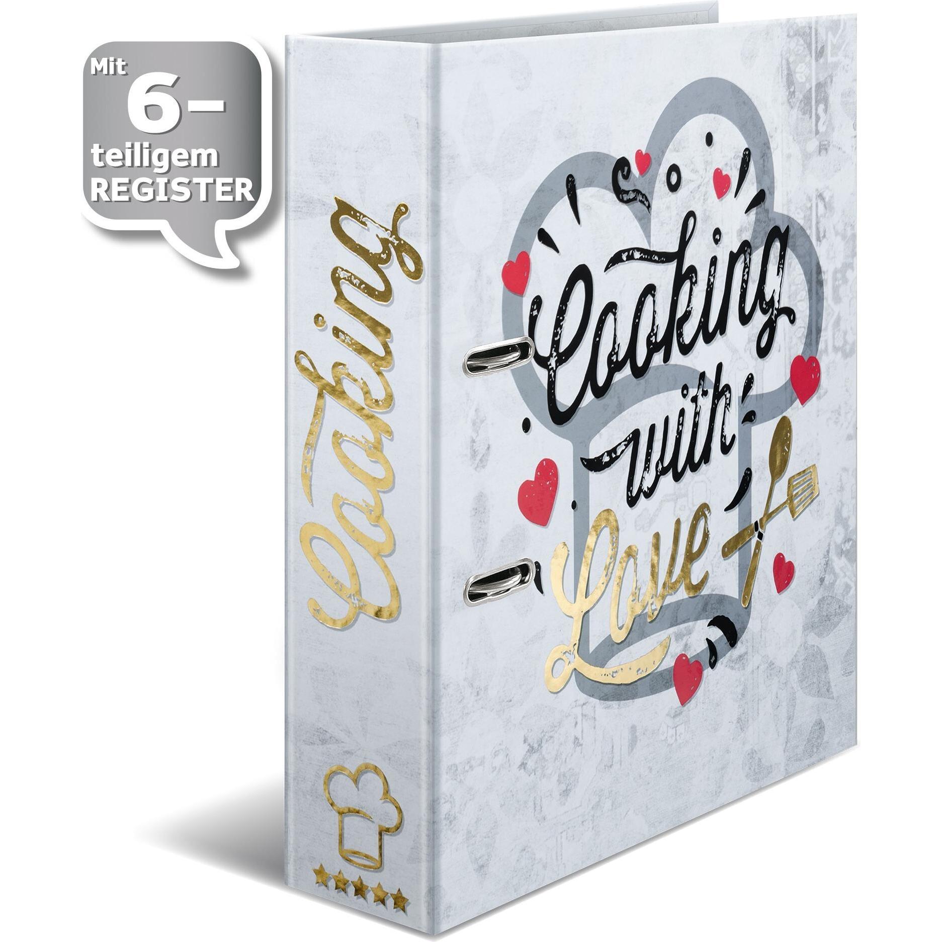 HERMA Rezeptordner A4 (A4, 70 mm, 1 Stk.) (19669)