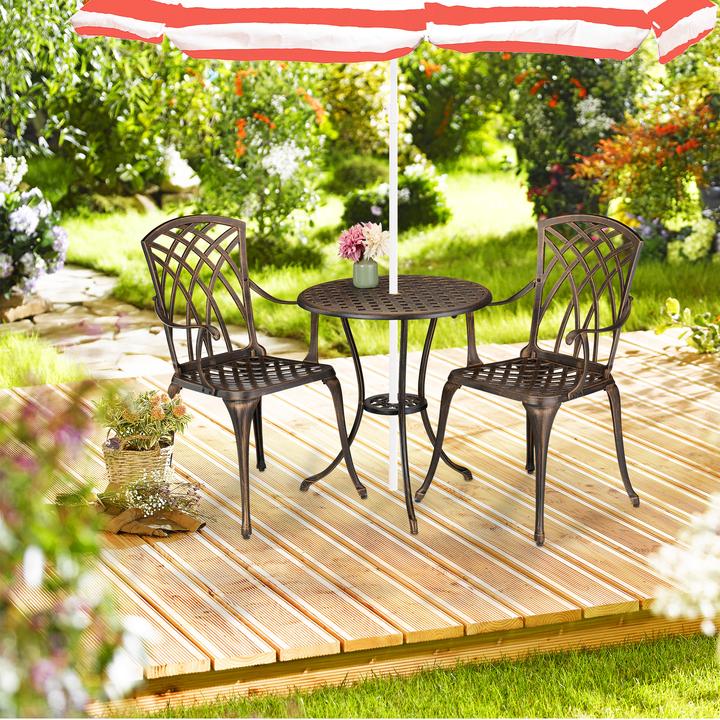Produktbild Relaxdays 3-tlg. Gartenmöbel-Set