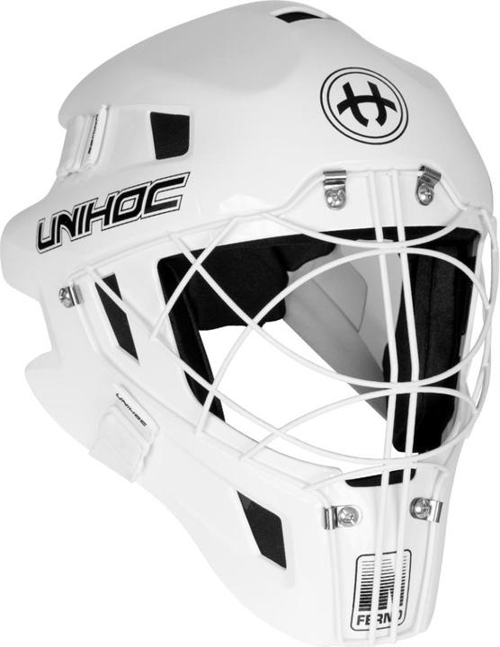 Produktbild Unihoc Goalie Maske INFERNO 66 weiss (cat-eye cage)