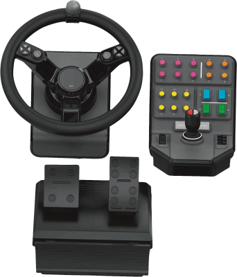 Actual product image Logitech G Saitek Farm Heavy Equipment Bundle (PC)