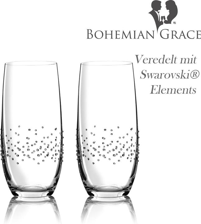 Immagine prodotto Bohemian Grace 2 bicchieri con Swarovski Elements (0.35 l, 2x)