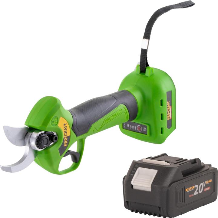 Actual product image Procraft ES28Li bb Akku Astschere Gartenschere 20 V 25 mm + 1x Akku 4,0 Ah - ohne Ladegerät