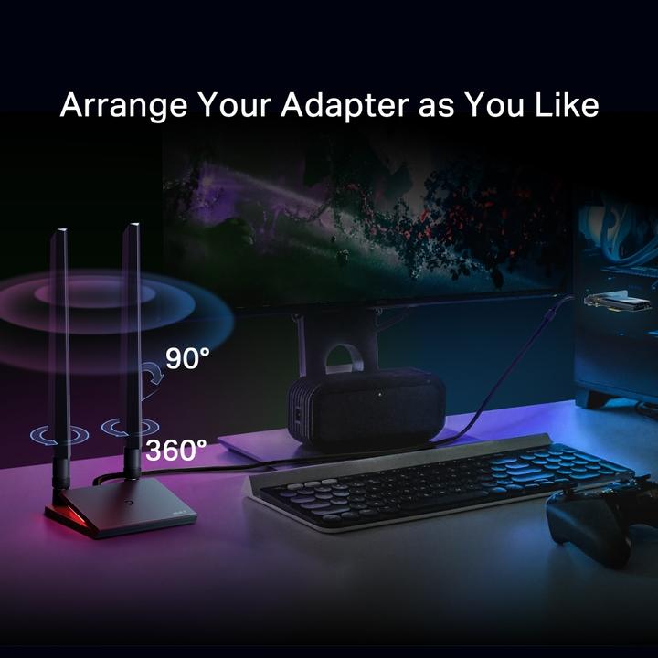 Actual product image TP-Link Archer TBE550E (Mini PCI Express)