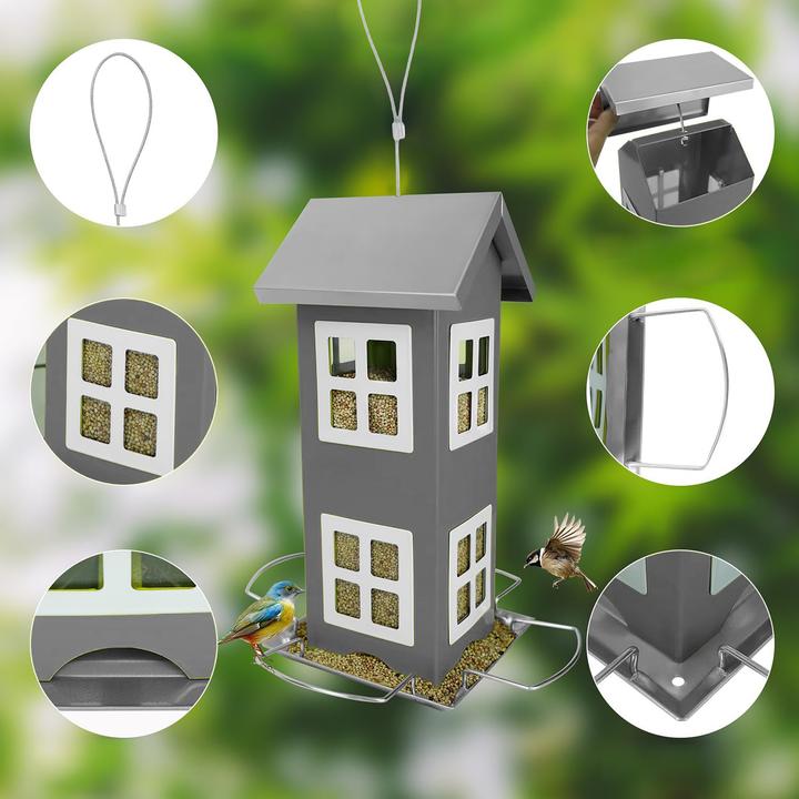 Actual product image Relaxdays feeder