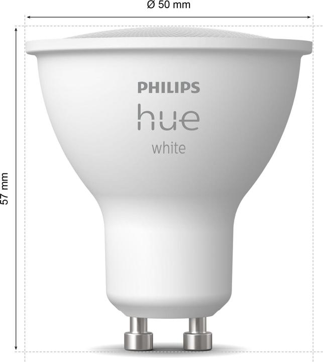 Actual product image Philips Hue 400 (GU10, 4.20 W, 400 lm, 2 x, E)