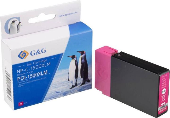 Ink cartridge replaces PGI-1500XL M (C)