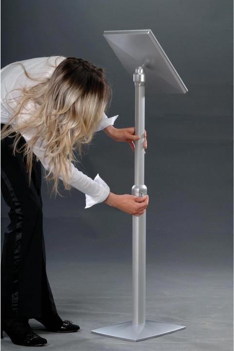 Actual product image Franken Information stand "Universal", DIN A3, height: 910-1,310 mm Aluminium folding frame profile with (A3)